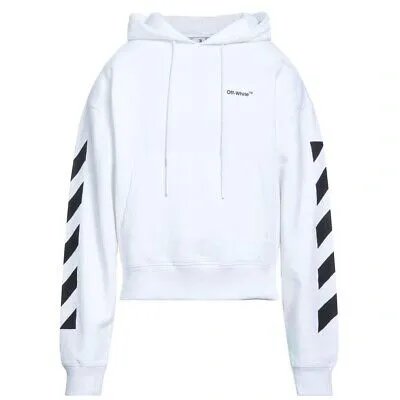 Pre-owned Off-white Off White Herren Sweater Ombb0037c99fle001 0110 Kapuzenpullover