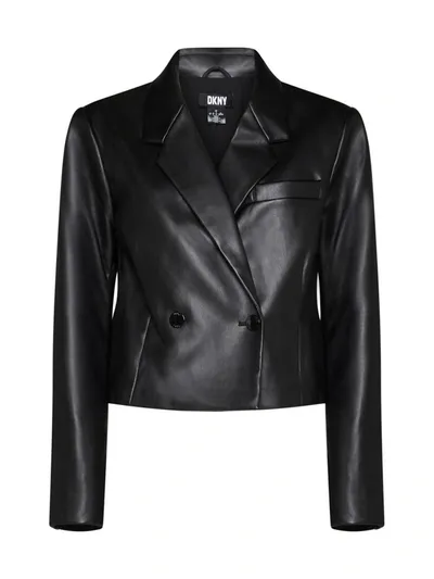 Dkny Jackets In Black