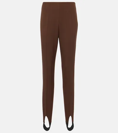 Bogner Elaine Stirrup Ski Pants In Brown