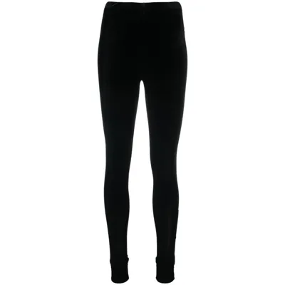 Melitta Baumeister Pierced High-waisted Leggings In Black