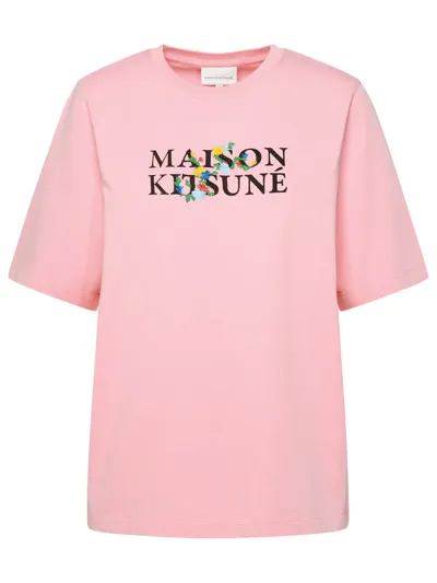 Maison Kitsuné Classic Signature T-shirt In Pink