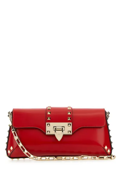 Valentino Garavani Clutch In Rougepur