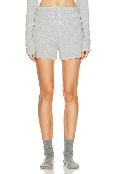 Éterne Lounge Boxer Short In Heather Grey