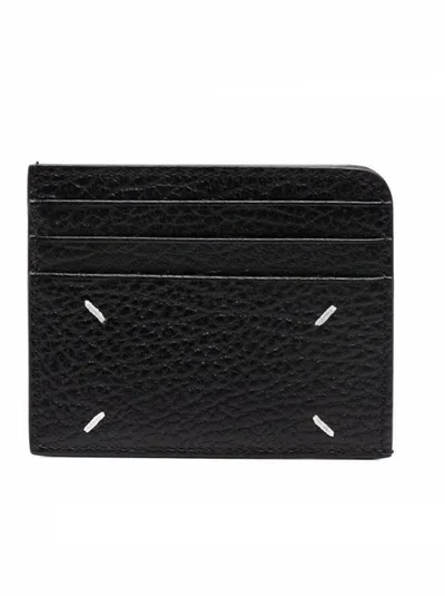 Maison Margiela Black Leather Card Holder