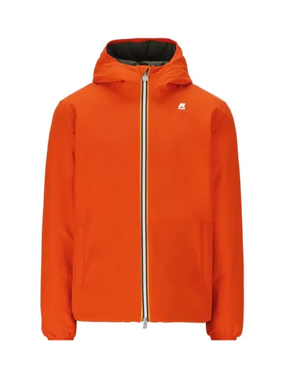 K-way Jacket  Men In Orange