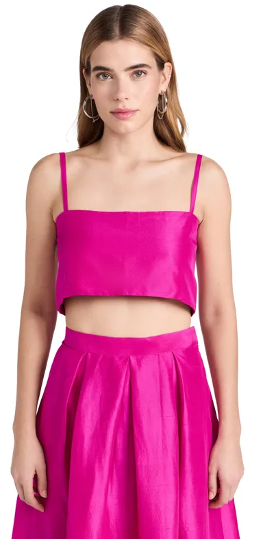 Azeeza Walton Top In Magenta