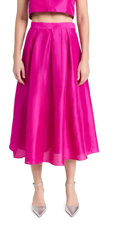 Azeeza Sheridan Skirt In Magenta