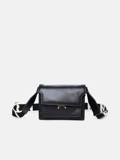 Marni 'trunk Soft E/w' Mini Bag In Black Cowhide