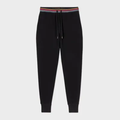 Paul Smith Women Pant Swrl Strp Rib In Blacks