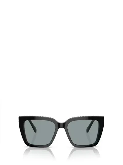 Swarovski Square Frame Sunglasses In Black