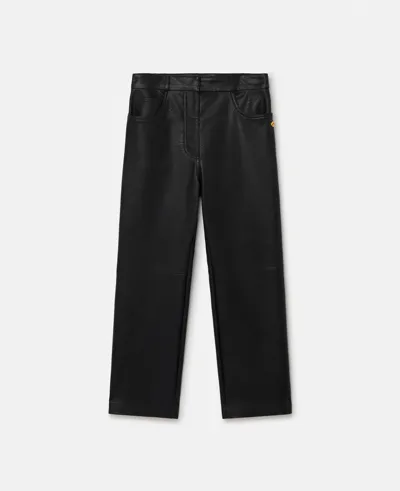 Stella Mccartney Stella Iconics Alter Mat Straight Leg Trousers In Black