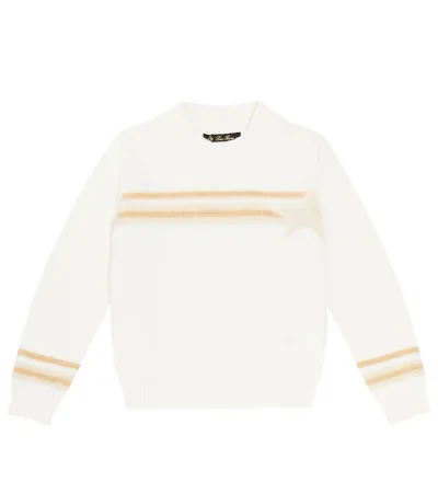 Loro Piana Kids' Cashmere Sweater In White