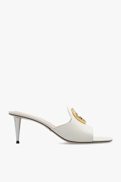 Gucci Blondie Slide Sandal In Mystic White