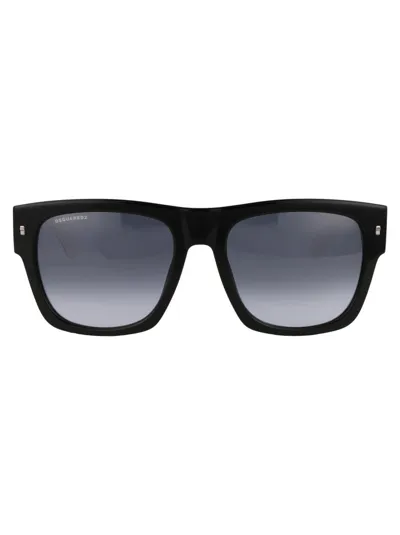 Dsquared2 Sunglasses In 80s9o Black White