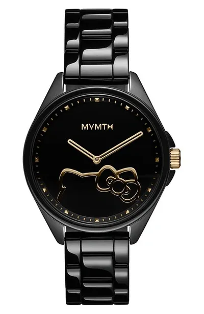 Mvmt Women's Coranada Hello Kitty Black Ceramic Watch 36mm