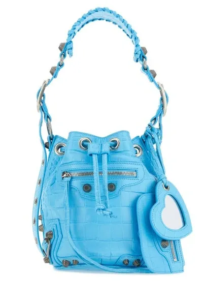 Balenciaga Handbags. In Blue