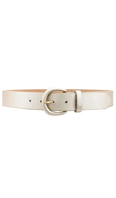 B-low The Belt Yara Metallic Belt In Metallic Silver