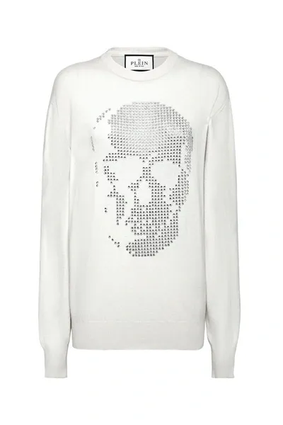 Philipp Plein Sweaters In White