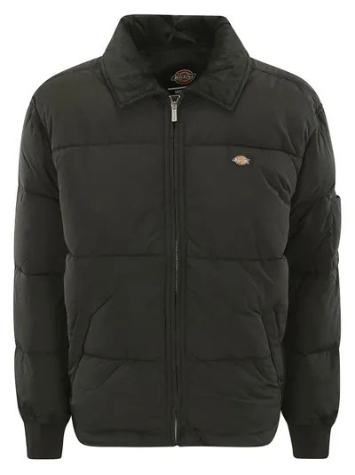 Dickies Padded Puffer Jacket In Black