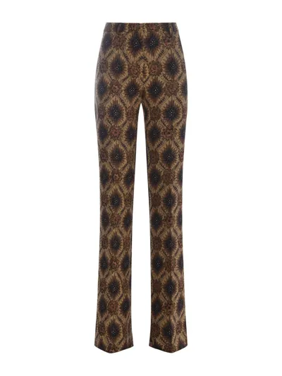 Etro Trousers  Fantasy In Cotton Blend In Black