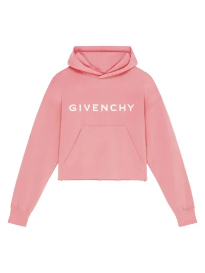 Givenchy Pink Cotton Sweatshirt In Flamingo