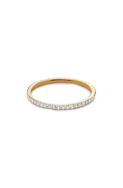 Monica Vinader Lab Created Diamond Pavé Eternity Ring In 14k Solid Gold