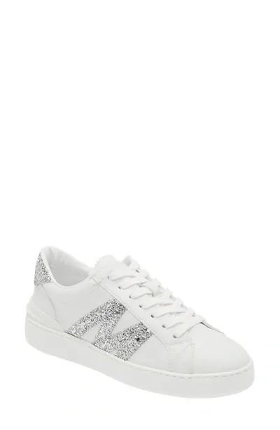 Moncler Monaco Glitter-embellished Sneakers