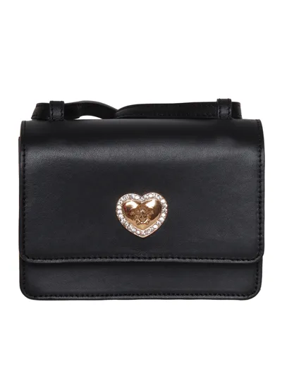 Versace Medusa Heart Bag In Black