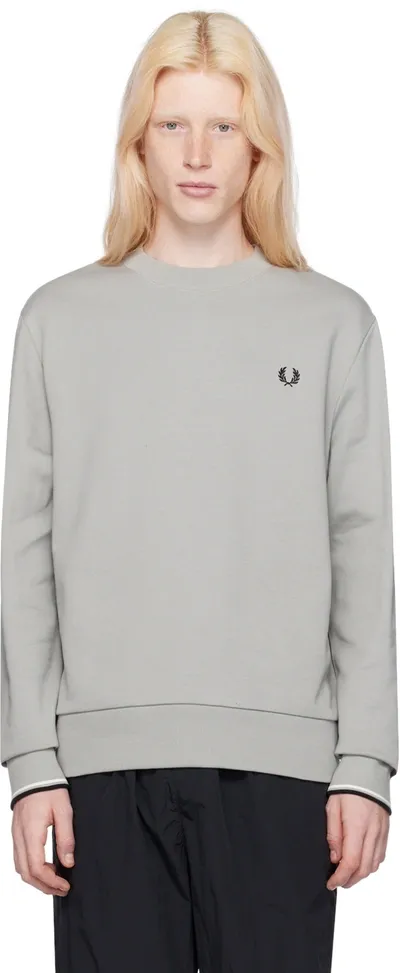 Fred Perry Crew Neck Sweatshirt Grey