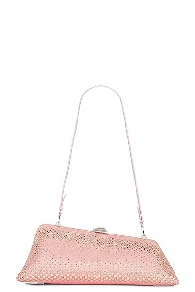 Attico Long Night Clutch In Soft Pink