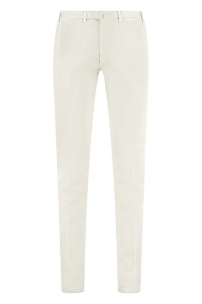 The (alphabet) The (pants) - Cotton Chino Trousers In Beige