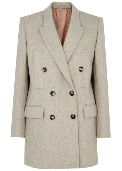 Isabel Marant Floyd Coat In Beige