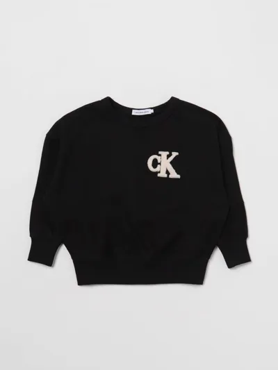 Calvin Klein Jeans Est.1978 Kids' Pullover Calvin Klein Jeans Kinder Farbe Schwarz In Black