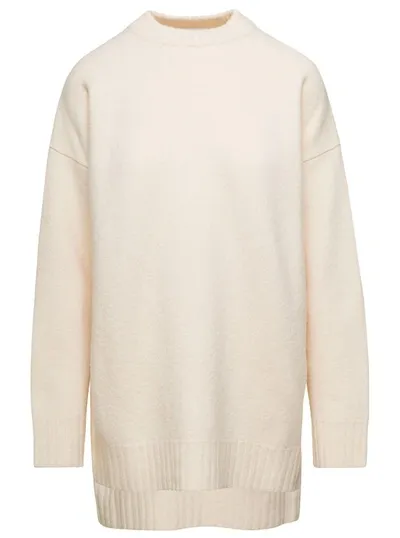 Jil Sander Crew Neck In Neutrals