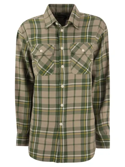 Polo Ralph Lauren Cotton Twill Plaid Shirt In Multi