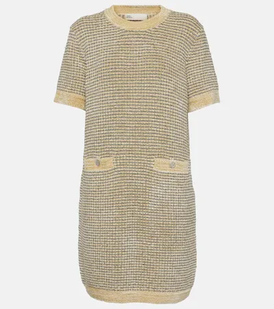 Tory Burch Velvet Dress In Ivory