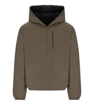 Save The Duck Lamium Beige Reversible Hooded Jacket