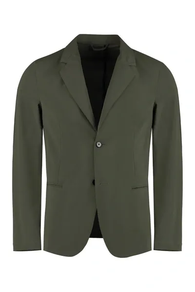 The (alphabet) The (jacket) - Single-breasted Two-button Jacket In Green