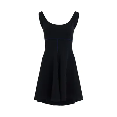 Marni Stretch Interlock Mini Dress In Black