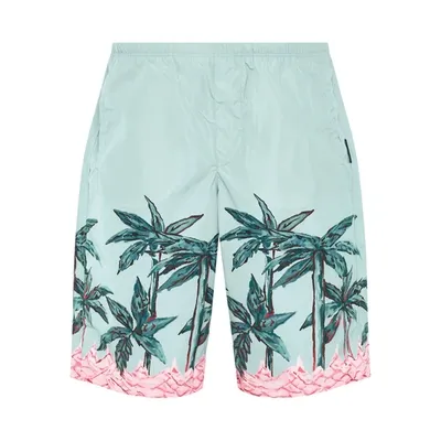 Palm Angels Palms Row Print Swimshorts