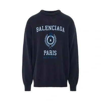 Balenciaga Sweater In Blue