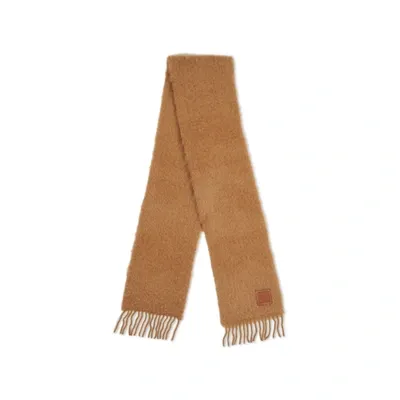 Loewe Brown Mohair-blend Scarf