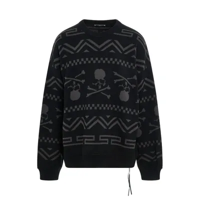 Mastermind Tribal Striped Sweatshirt