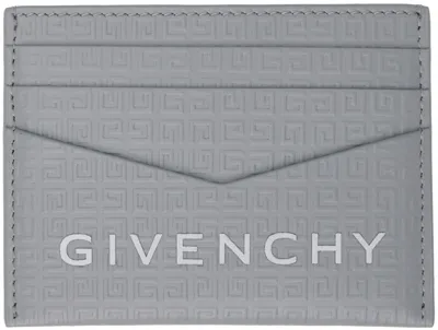 Givenchy Gray 4g Micro Card Holder In Multicolor