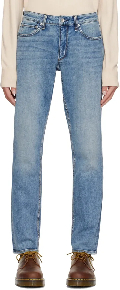 Rag & Bone Blue Fit 3 Jeans In Gordon