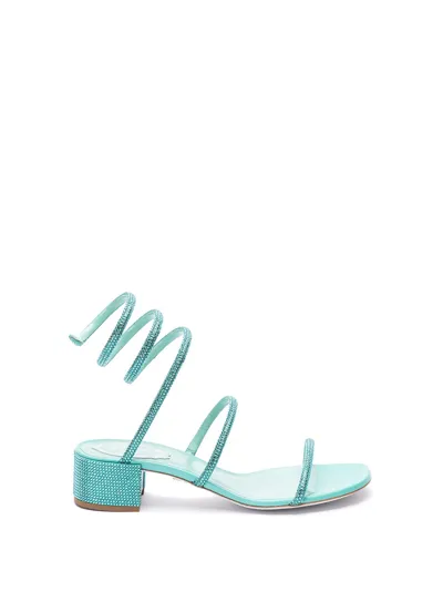 René Caovilla Sandals In Green