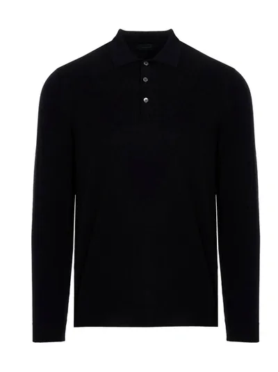 Zanone Polo Shirt  Men Color Black