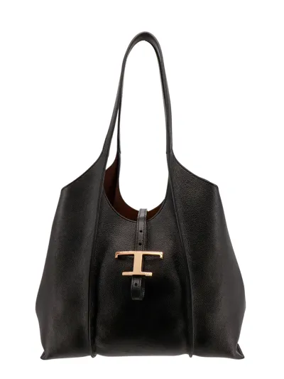 Tod's Shoulder Bag In Black