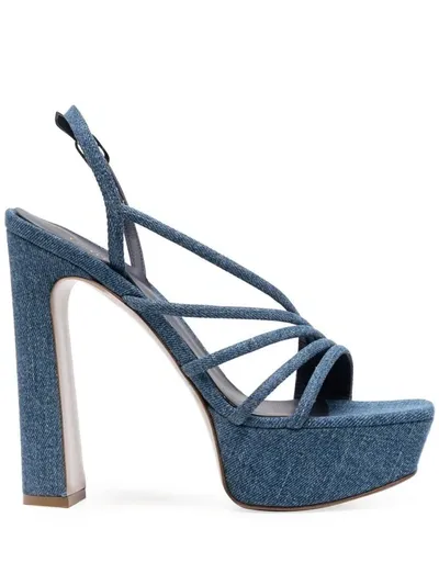 Le Silla Sandals In Blue