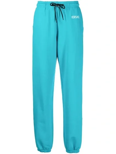 Versace Trousers In Blue